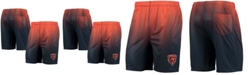FOCO Men's Navy and Orange Chicago Bears Pixel Gradient Training Shorts
